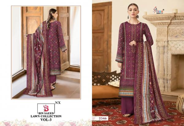 Shree Bin Saeed Lawn Collection Vol 3 Nx Pakistani Suit Collection